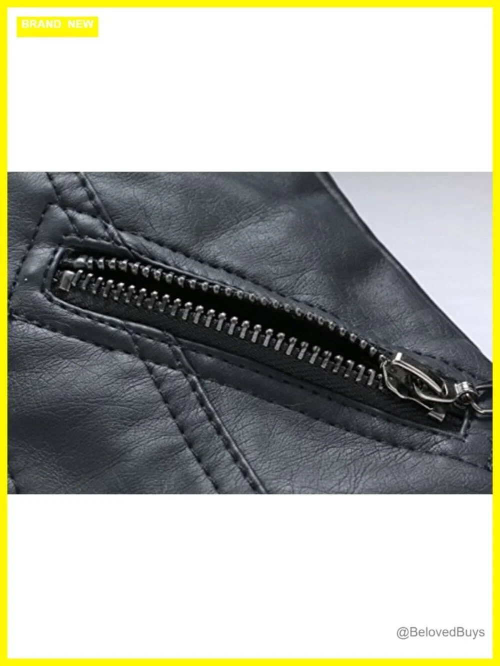 Kids Faux Leather Motorcycle Bomber Jacket - PU Soft Slim Fit Coat